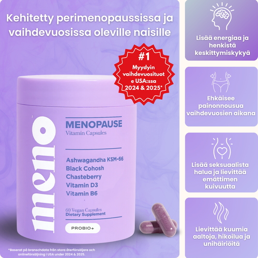 Meno – hormonitasapaino ja vaihdevuosien tuki