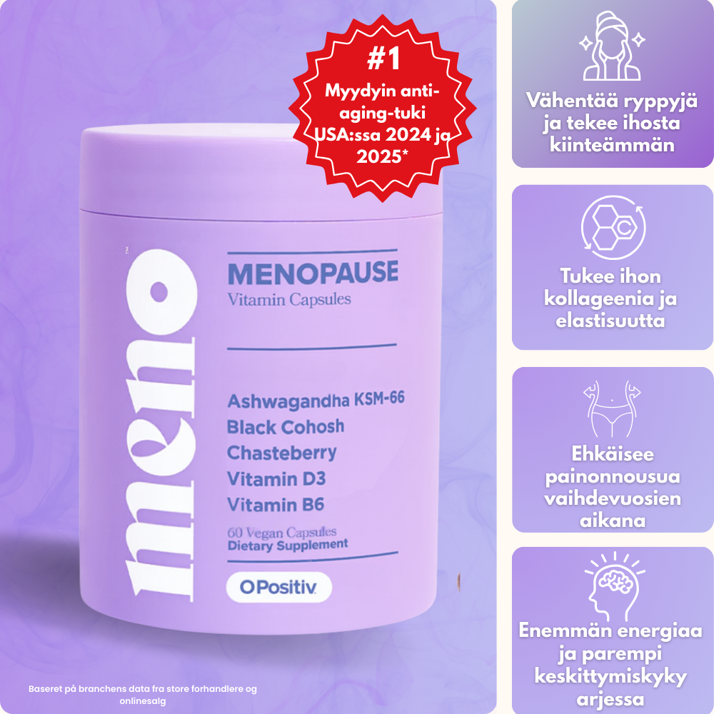 Meno – hormonitasapaino ja vaihdevuosien tuki