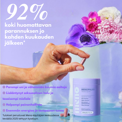 Meno – hormonitasapaino ja vaihdevuosien tuki